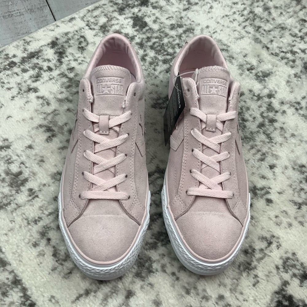 NIB Converse Star Player Ox pink suede women’s - Picture 2 of 7